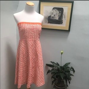 J. Crew Strapless Cotton Dress